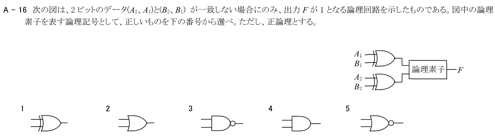 一陸技基礎令和6年01月期A16